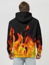 Худи мужской база хлопок / ОГНЕННЫЙ