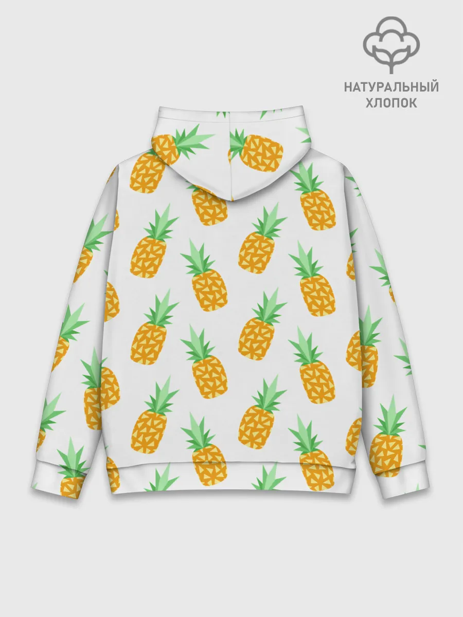 Худи мужской база хлопок / Ананасы.