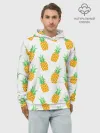 Худи мужской база хлопок / Ананасы.