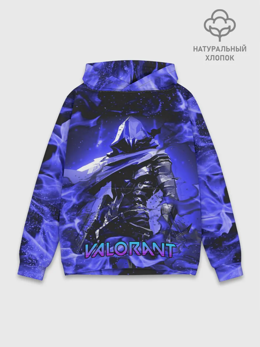 Худи мужской база хлопок / VALORANT OMEN
