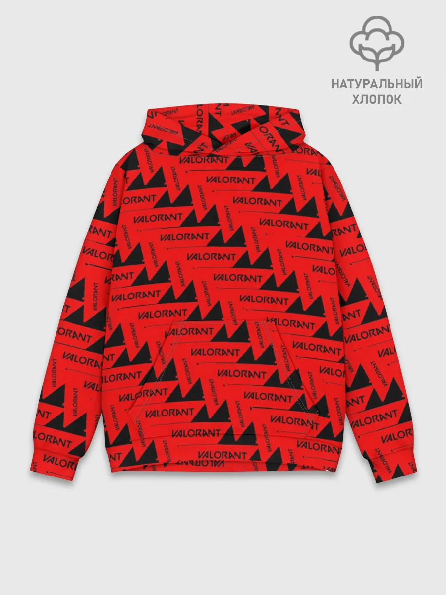 Худи мужской база хлопок / Valorant