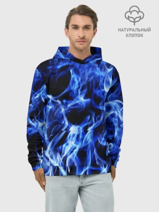 Худи мужской база хлопок / ДЫМ