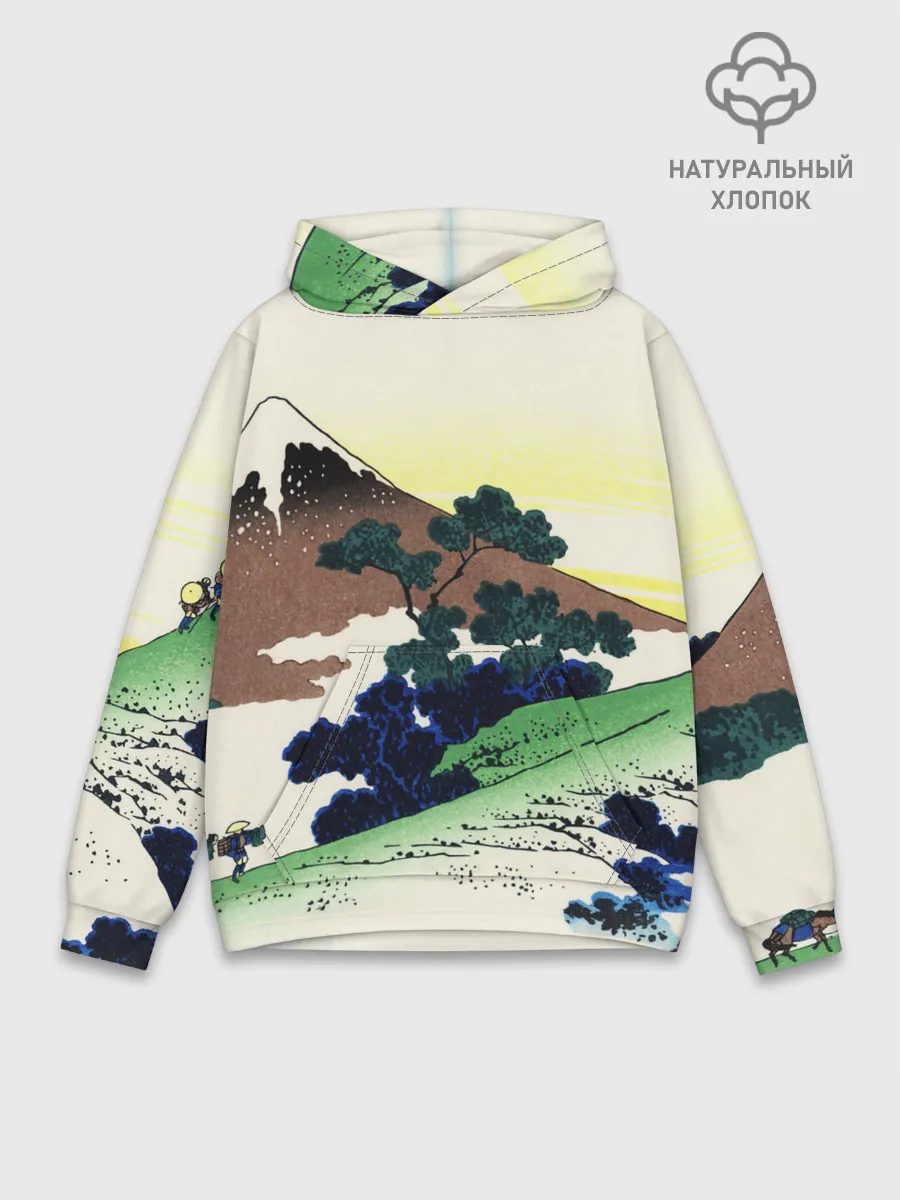 Худи мужской база хлопок / ЯПОНИЯ