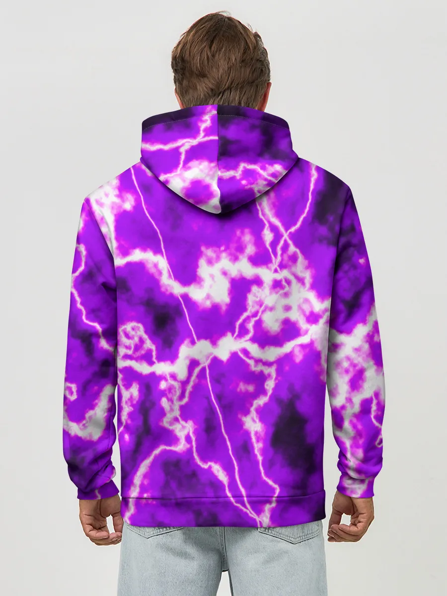 Худи мужской база хлопок / НЕОНОВАЯ СТИХИЯ