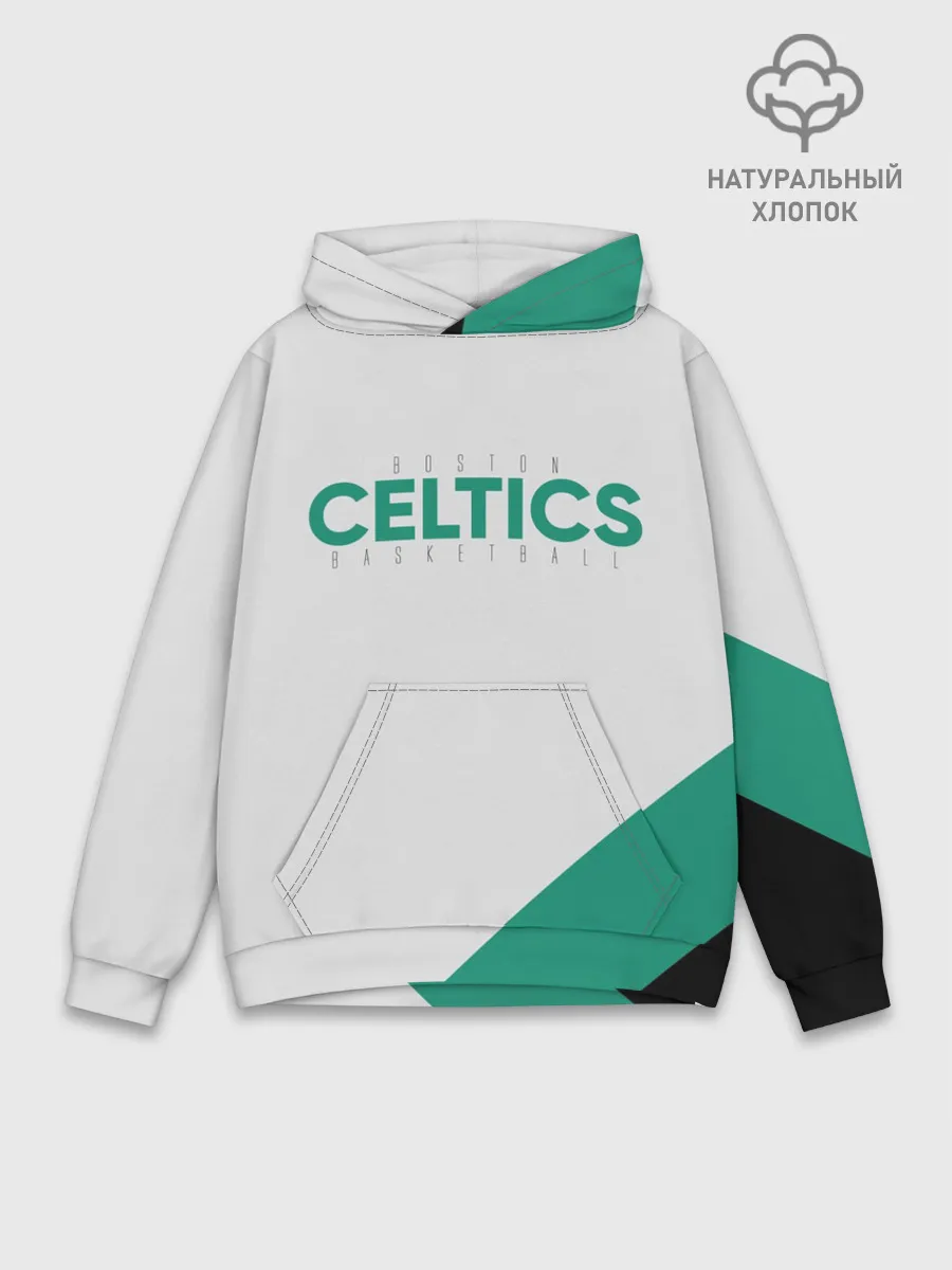 Худи мужской база хлопок / BOSTON CELTICS
