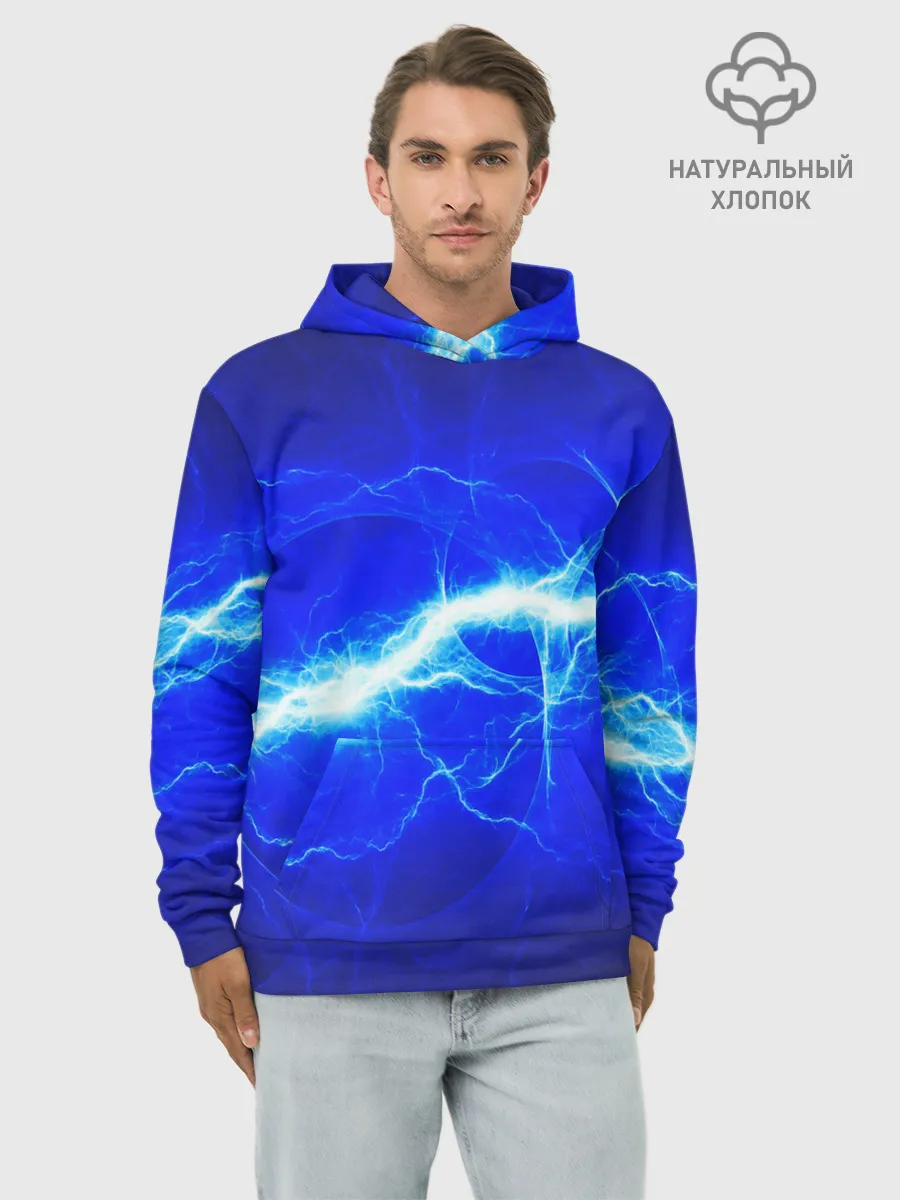 Худи мужской база хлопок / ELECTRIX