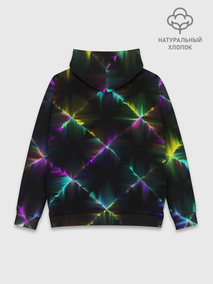 Худи мужской база хлопок / НЕОНОВАЯ ТЕКСТУРА