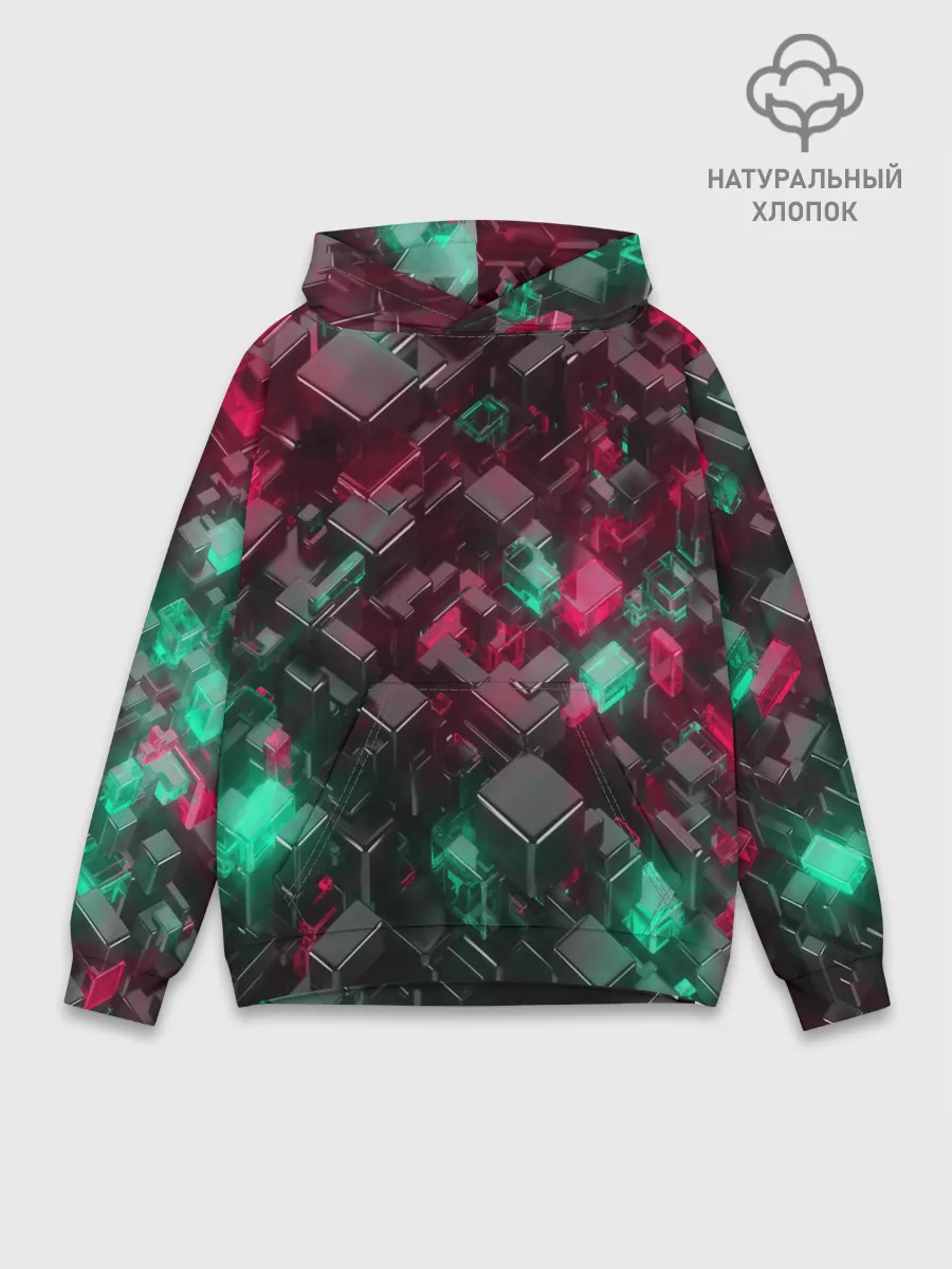 Худи мужской база хлопок / ABSTRACTION