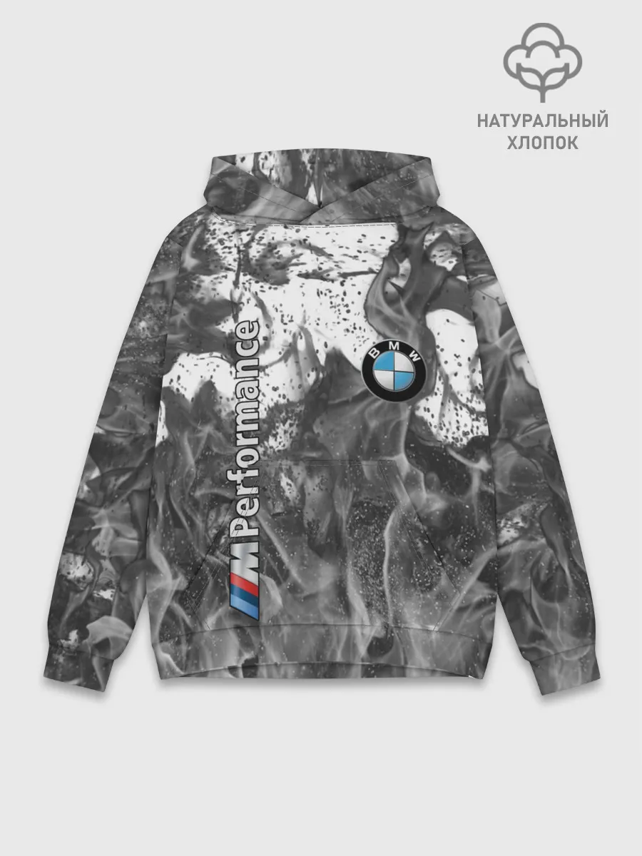 Худи мужской база хлопок / BMW