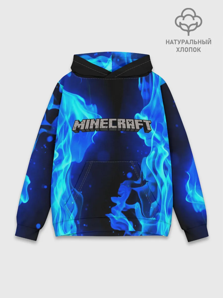 Худи мужской база хлопок / MINECRAFT