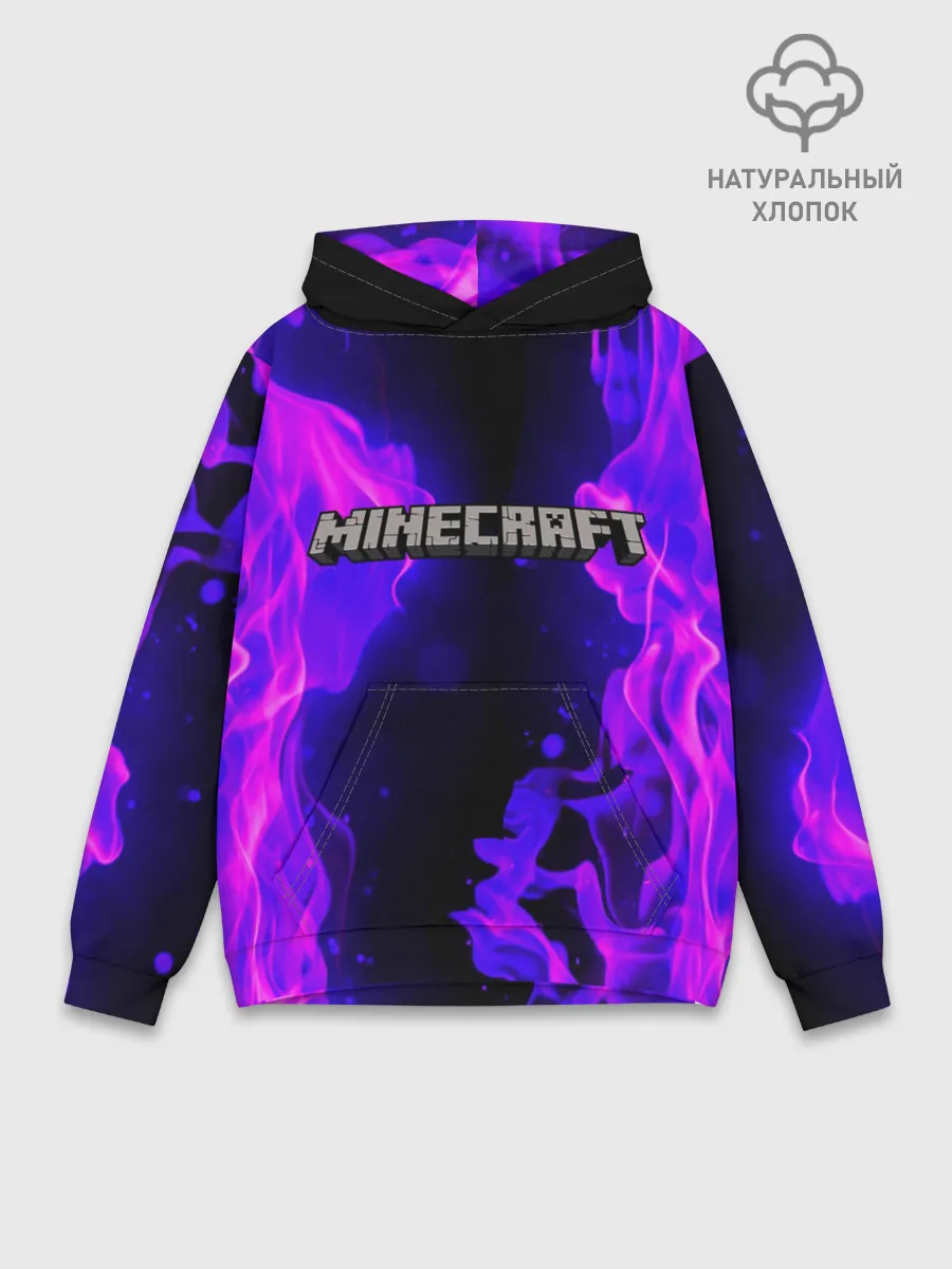 Худи мужской база хлопок / MINECRAFT