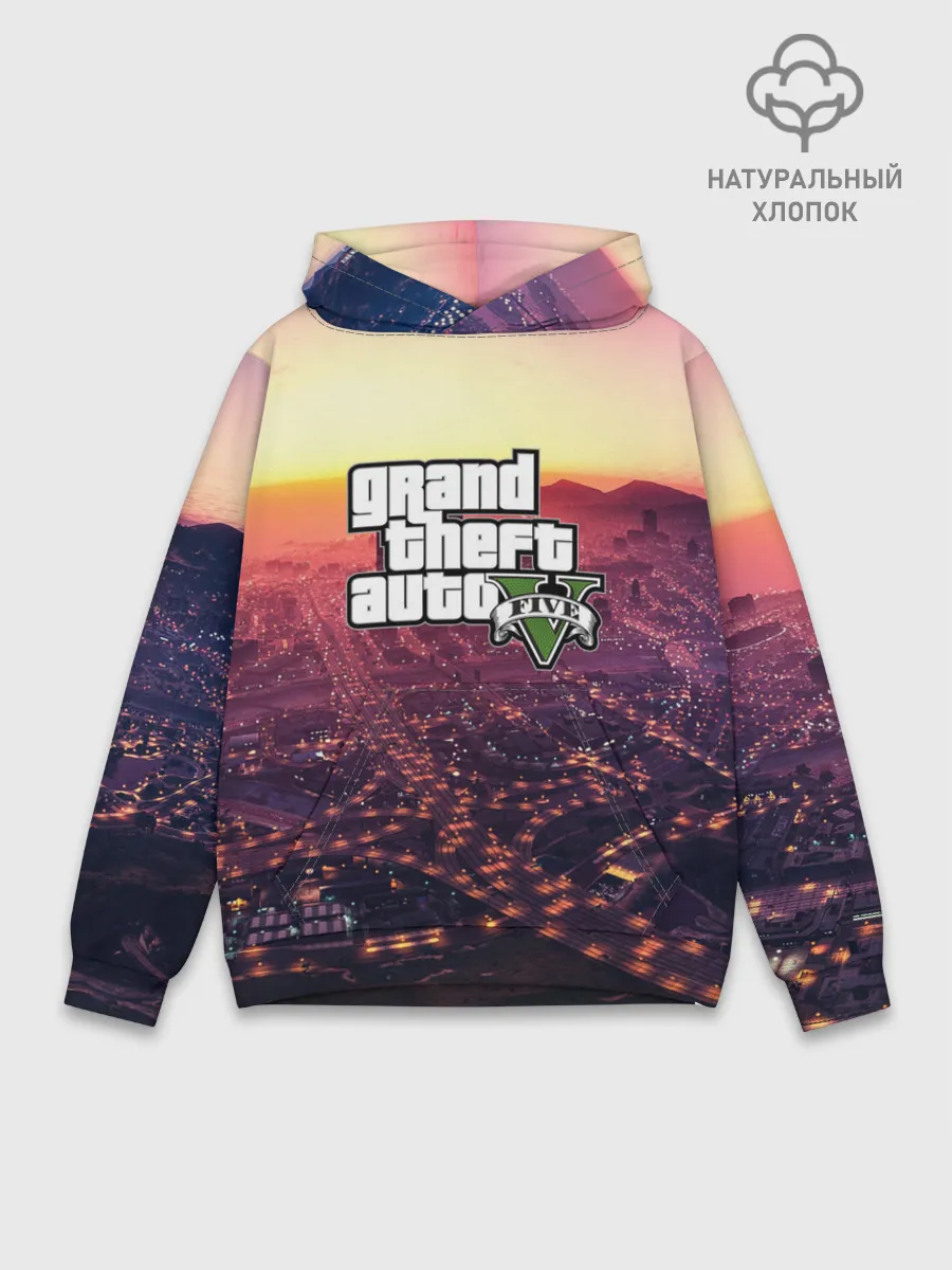Худи мужской база хлопок / Gta V Five