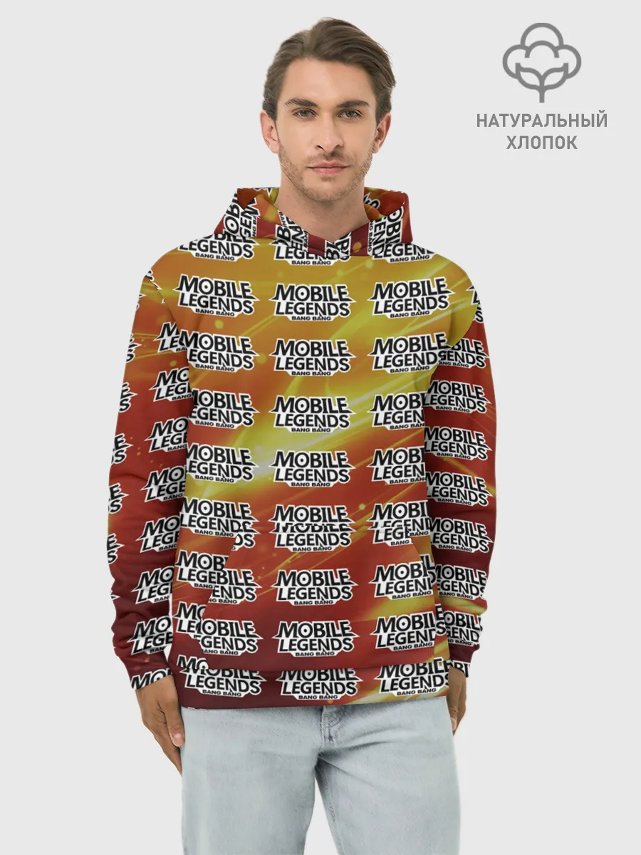 Худи мужской база хлопок / mobile legends