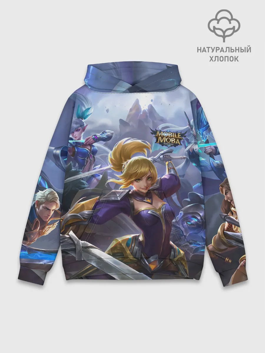 Худи мужской база хлопок / mobile legends