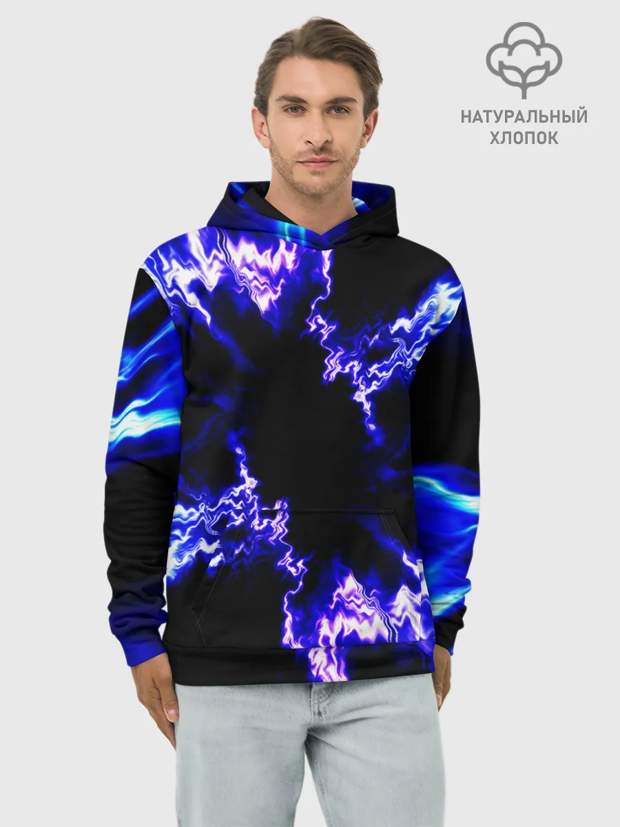 Худи мужской база хлопок / ABSTRACTION