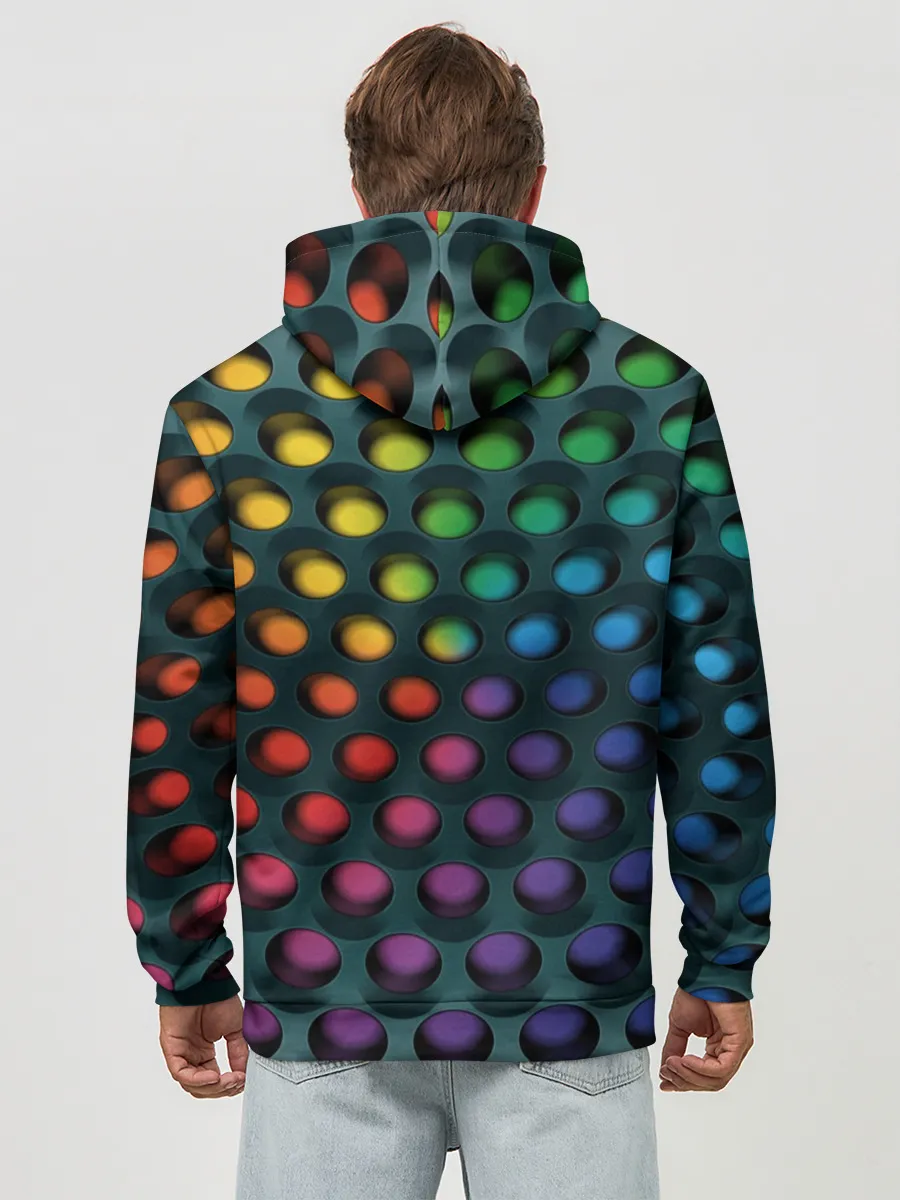 Худи мужской база хлопок / 3Д спектр