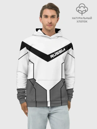 Худи мужской база хлопок / Russia