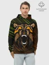Худи мужской база хлопок / Angry Bear