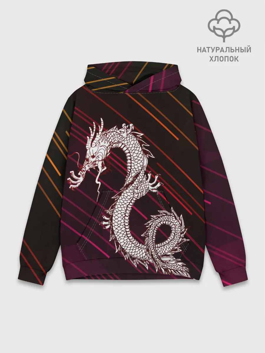 Худи мужской база хлопок / Dragon | Дракон