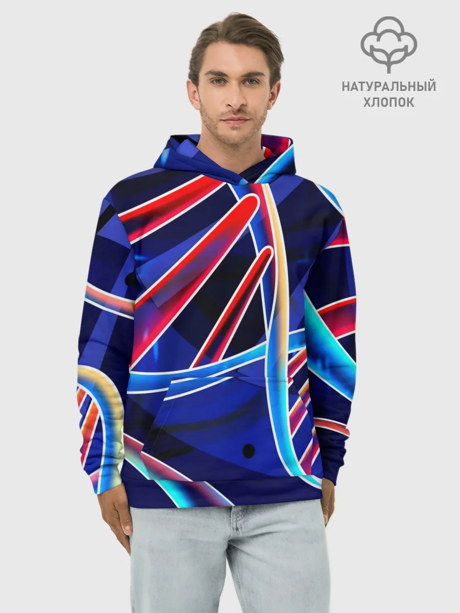 Худи мужской база хлопок / ДНК