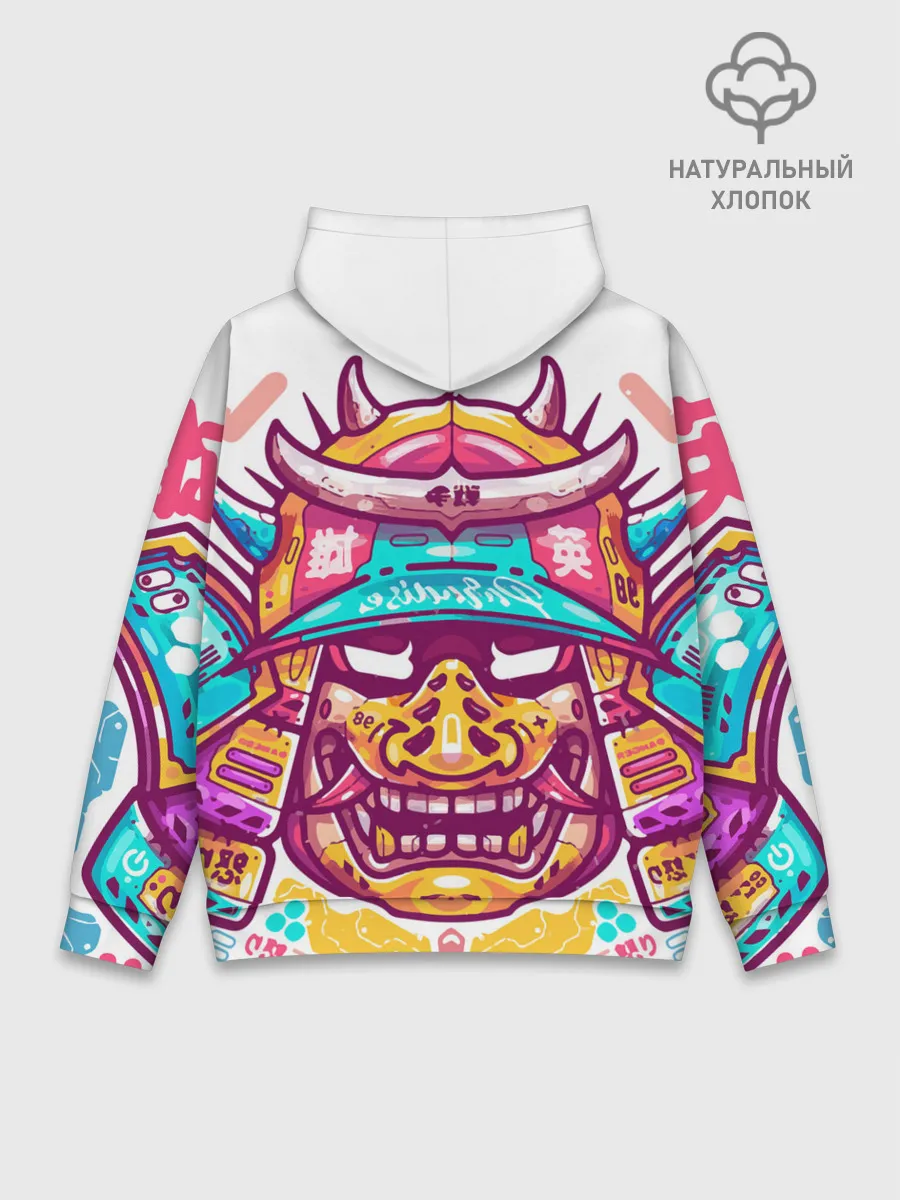 Худи мужской база хлопок / Светлый самурай