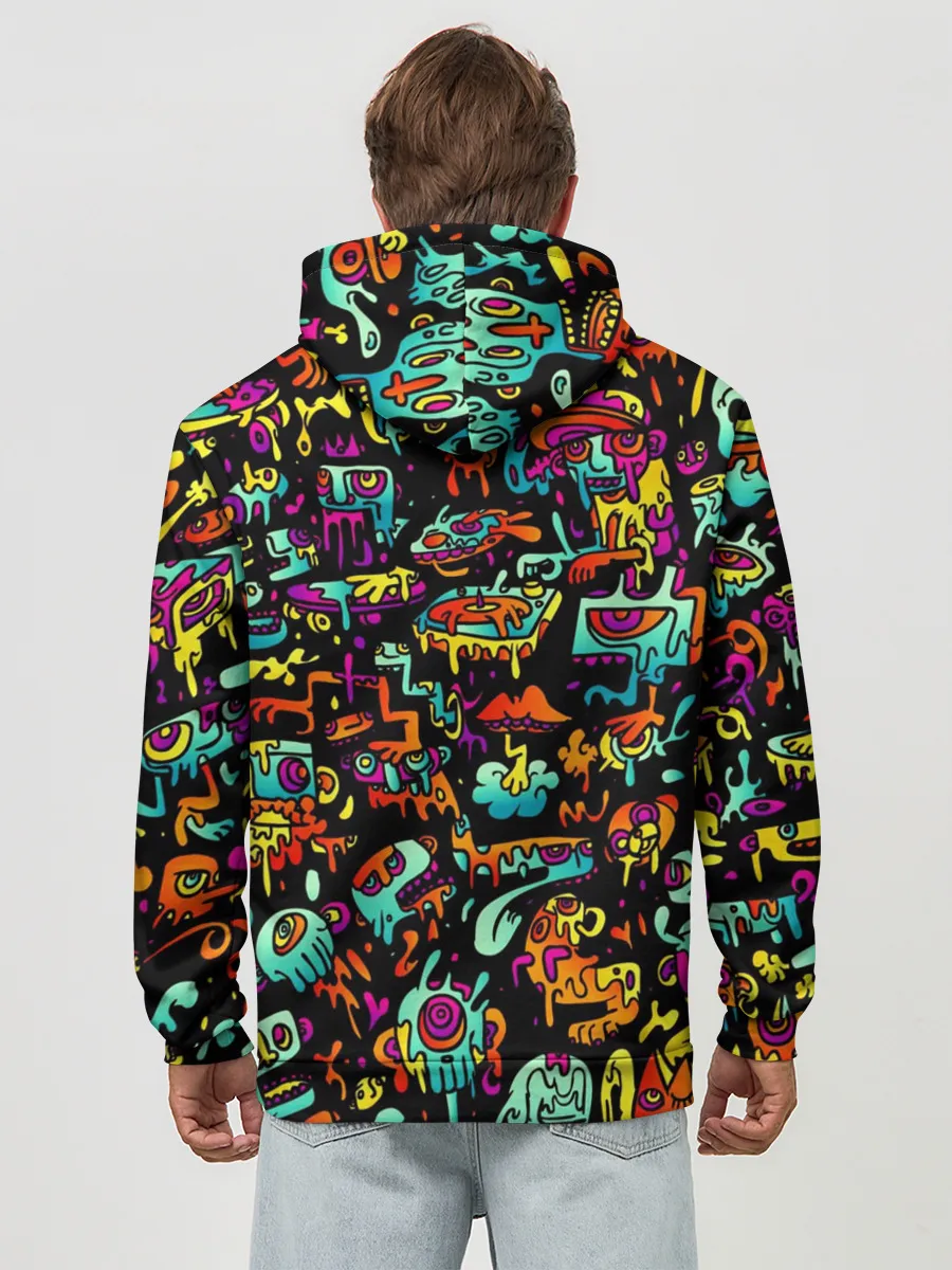 Худи мужской база хлопок / Zombi Slime