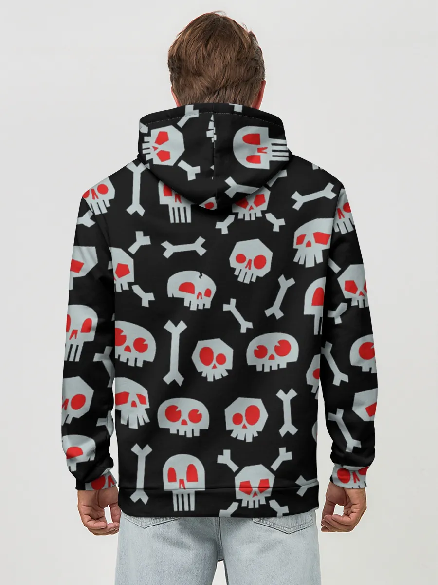 Худи мужской база хлопок / Sans | Неон