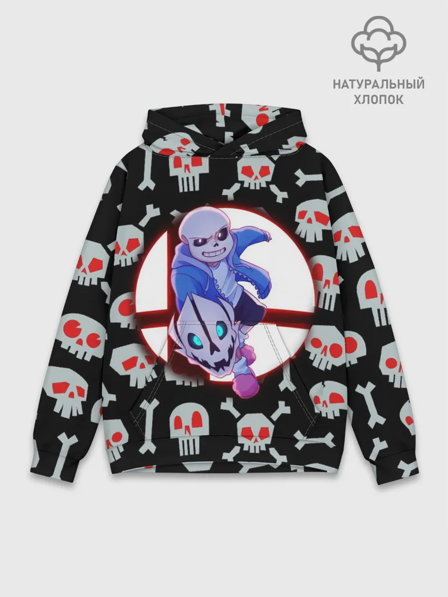 Худи мужской база хлопок / Sans | Неон