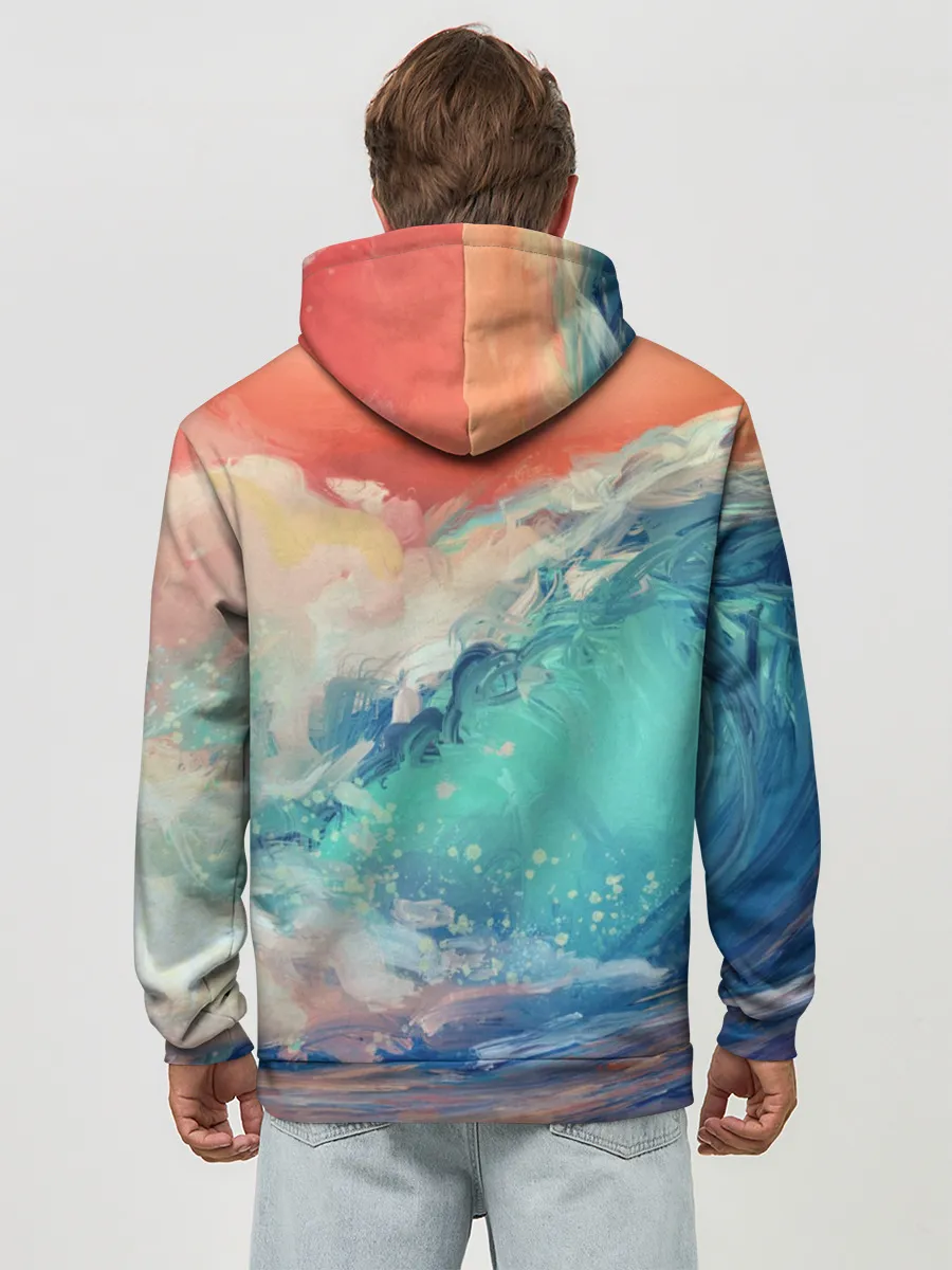 Худи мужской база хлопок / Клёвая Рыбалка