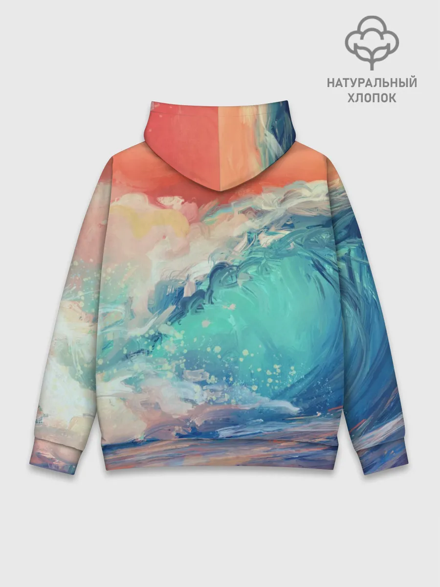 Худи мужской база хлопок / Клёвая Рыбалка