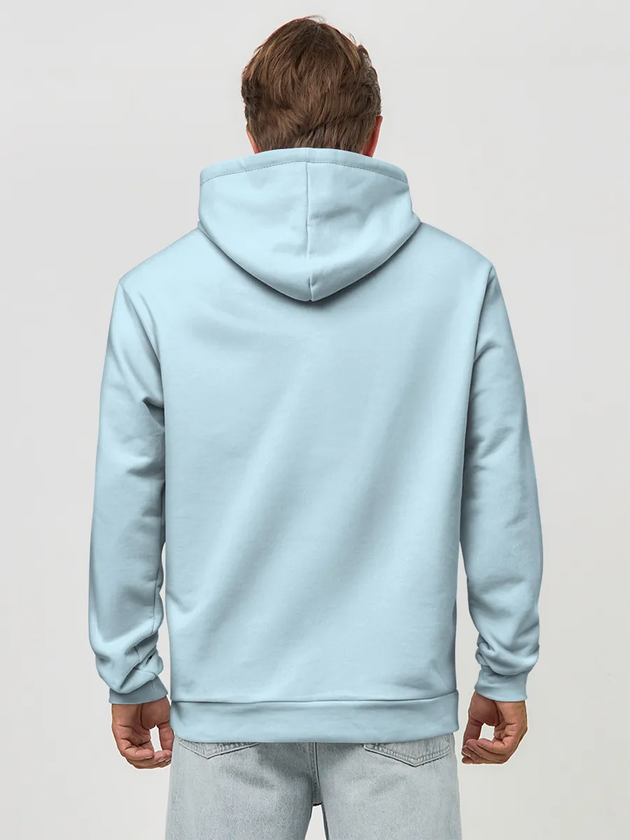 Худи мужской база хлопок / Боевой континент