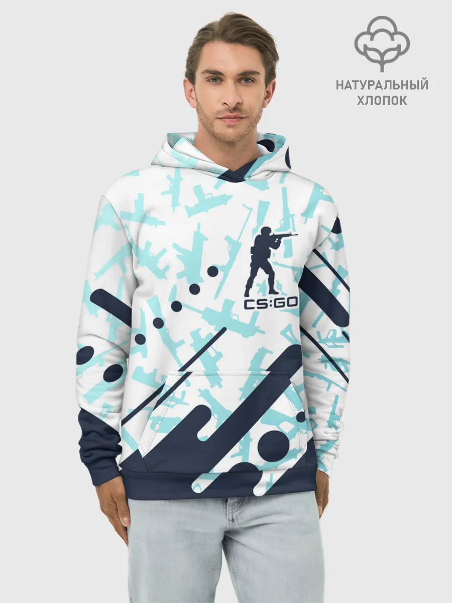 Худи мужской база хлопок / CS GO | КС ГО