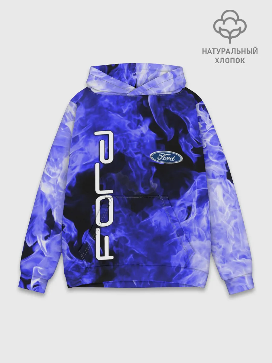 Худи мужской база хлопок / FORD