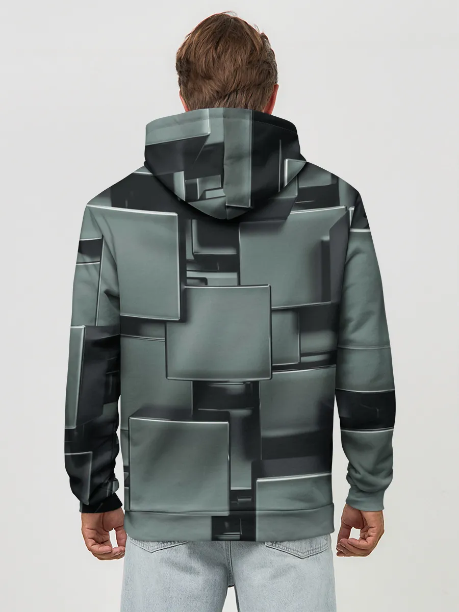 Худи мужской база хлопок / КУБИЗМ