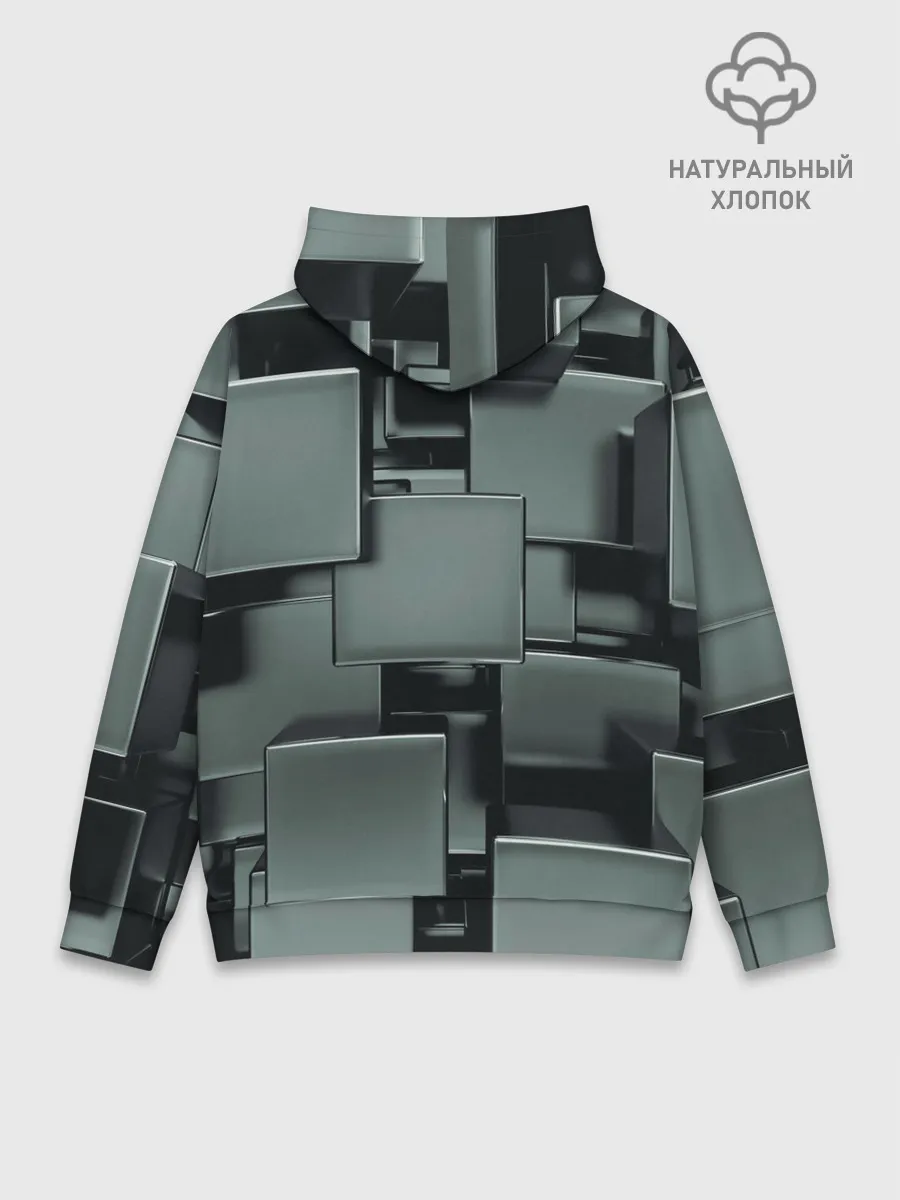 Худи мужской база хлопок / КУБИЗМ