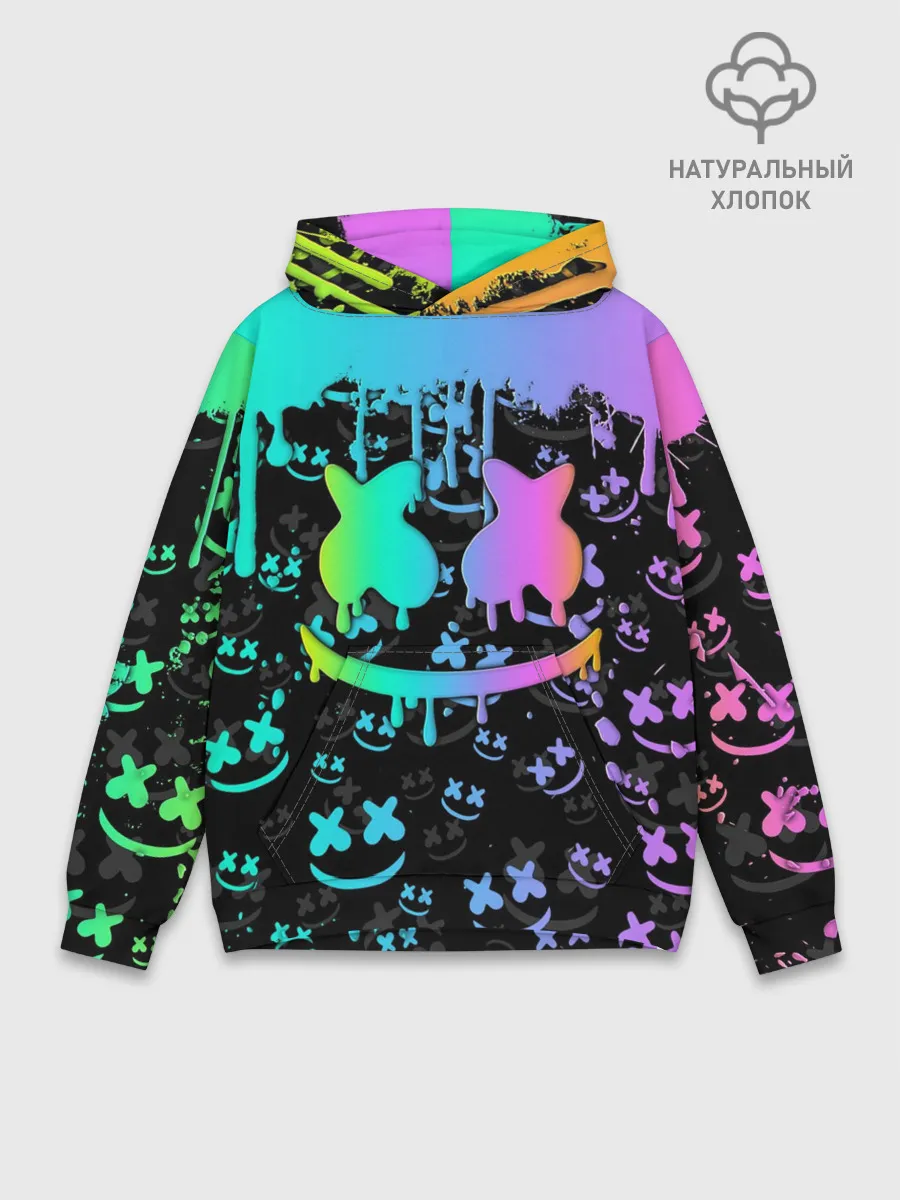 Худи мужской база хлопок / MARSHMELLO