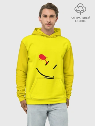 Худи мужской база хлопок / Смайлы
