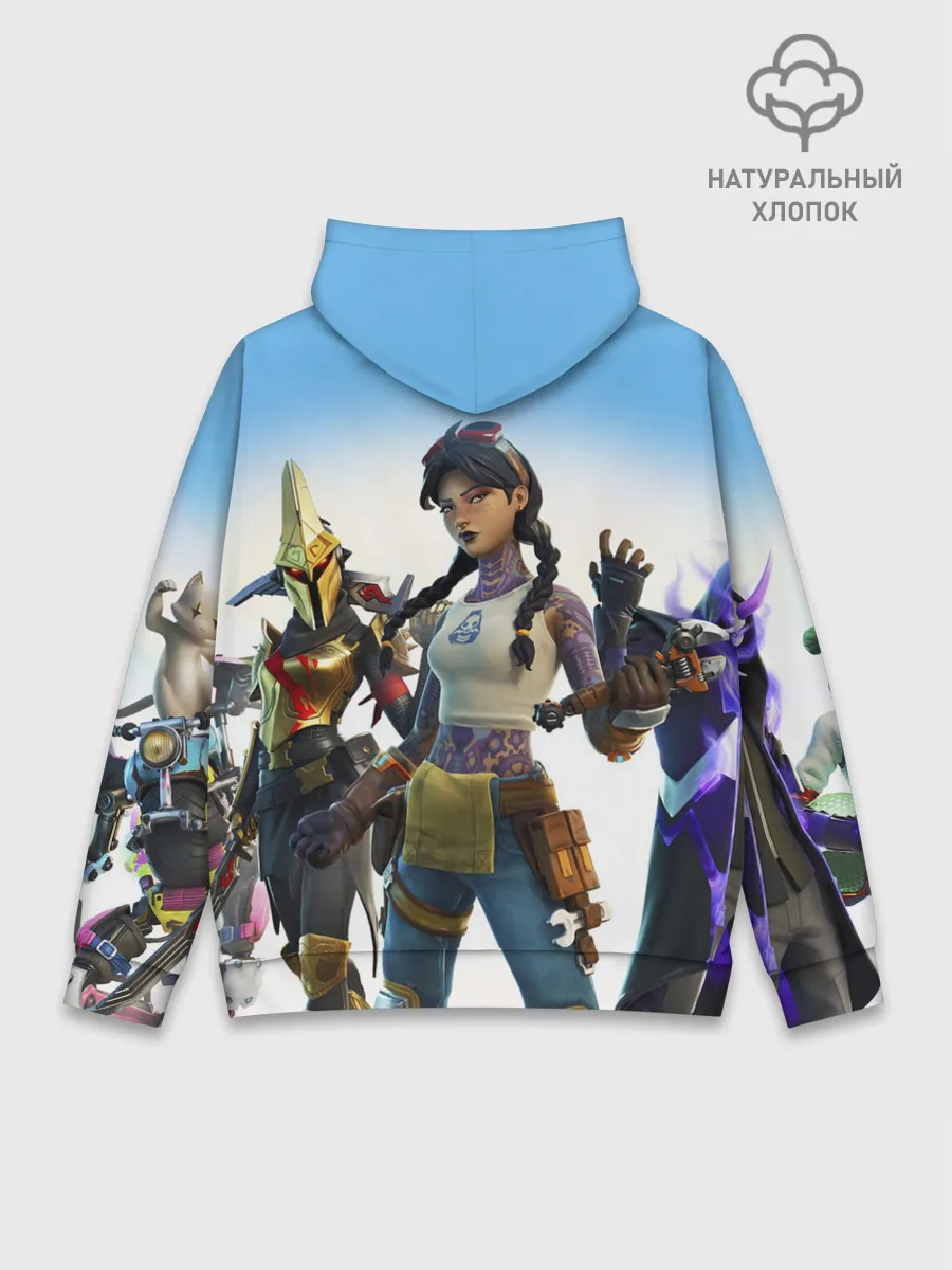 Худи мужской база хлопок / ФОРТНАЙТ 3 СЕЗОН