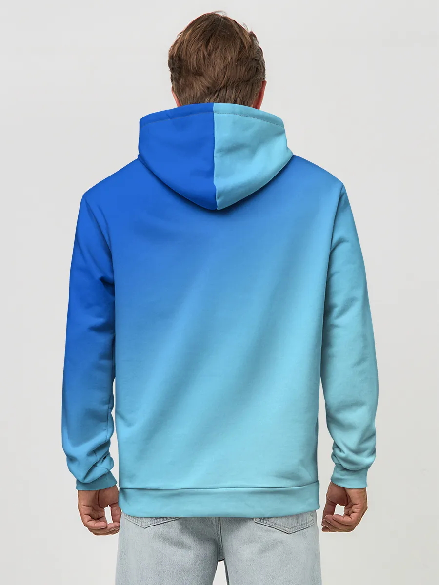 Худи мужской база хлопок / blue