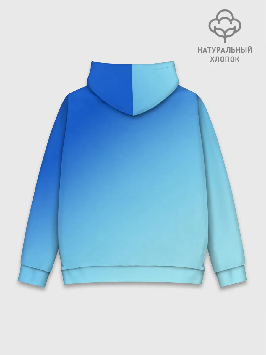 Худи мужской база хлопок / blue