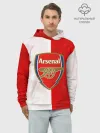 Худи мужской база хлопок / FC Arsenal 3D