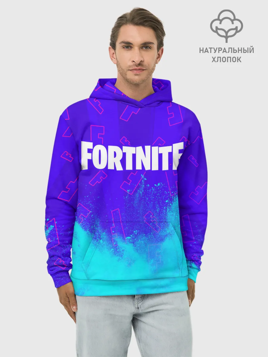 Худи мужской база хлопок / FORTNITE / ФОРТНАЙТ