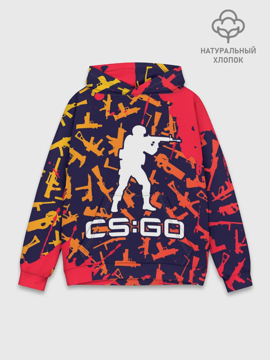 Худи мужской база хлопок / CS GO | КС ГО