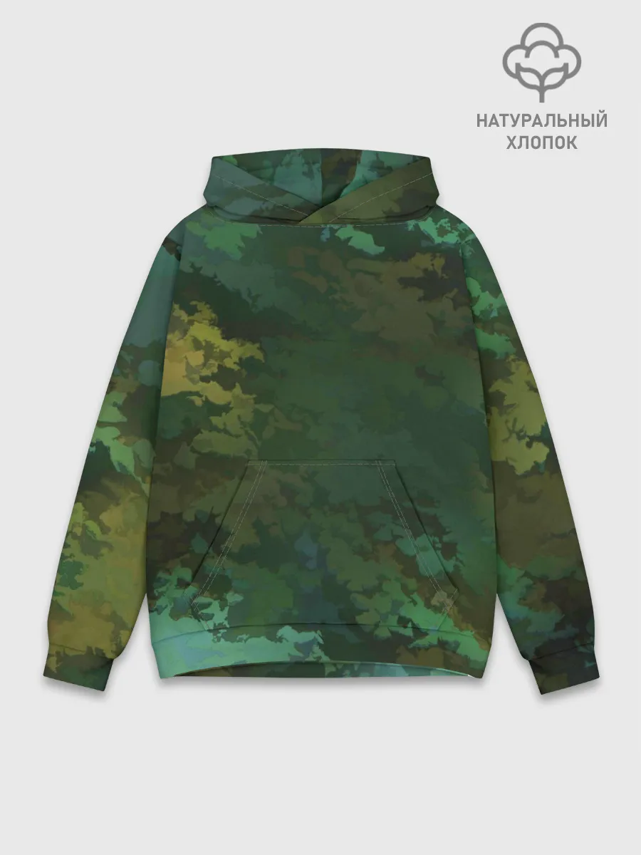 Худи мужской база хлопок / Армейский Камуфляж | Ранний