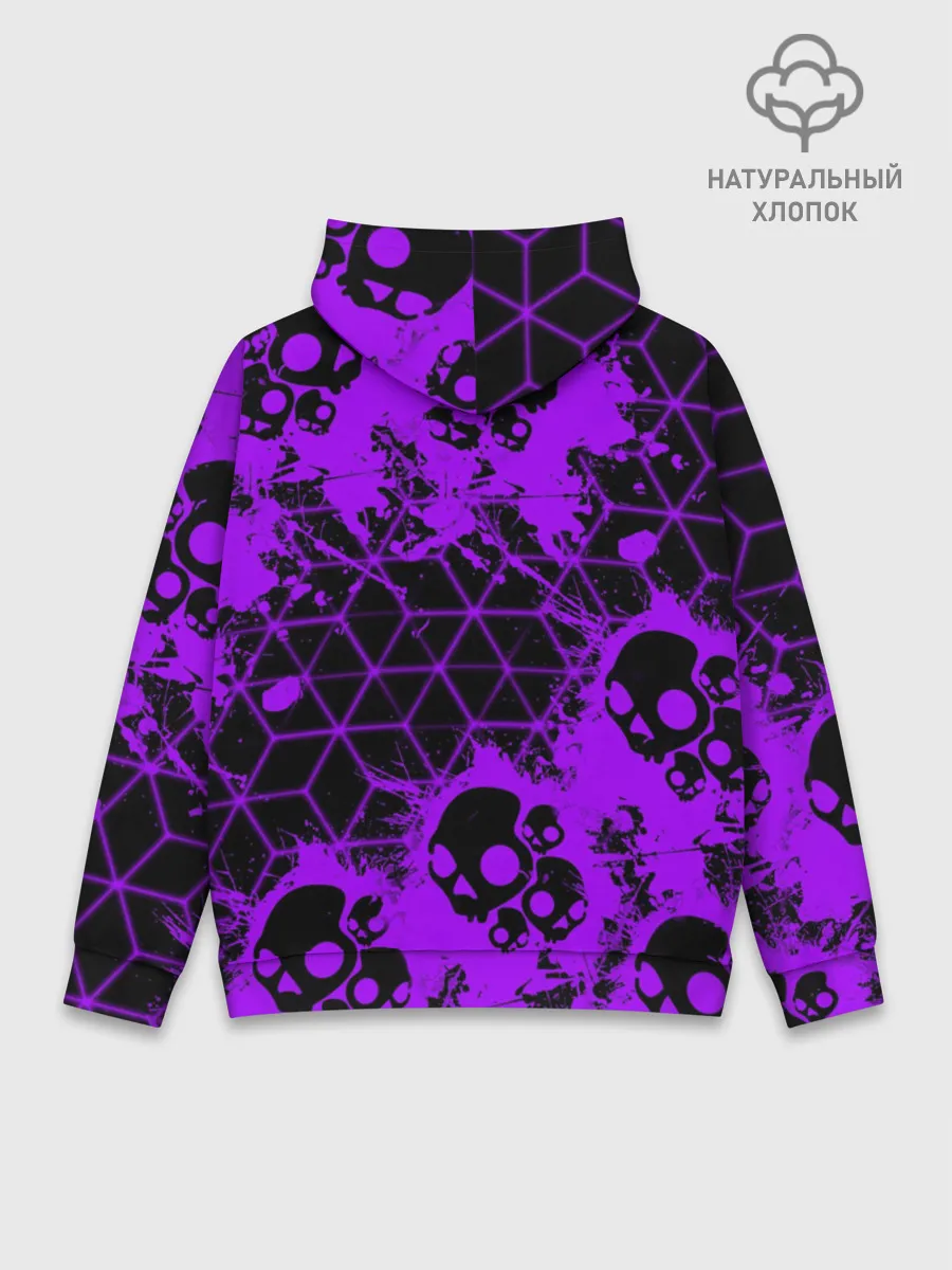 Худи мужской база хлопок / Fortnite | Skull