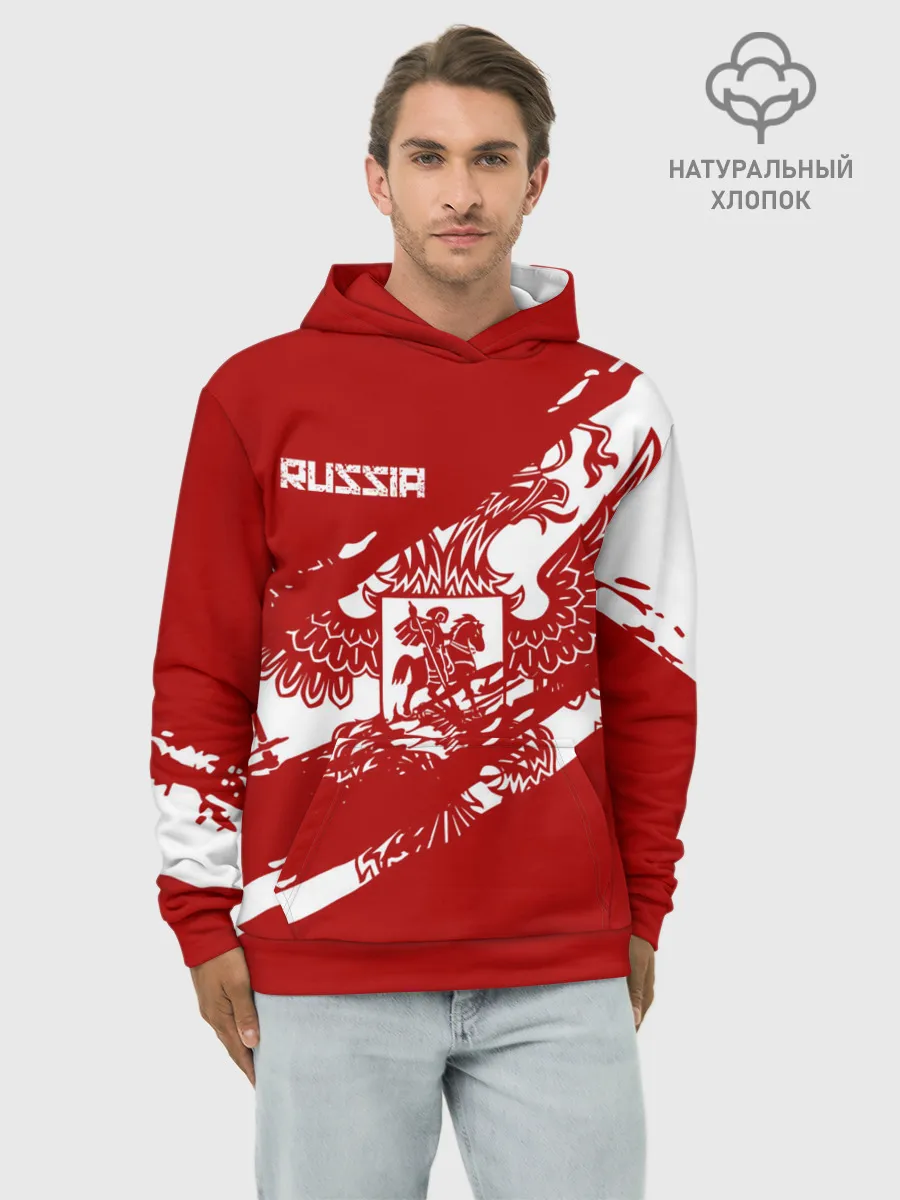 Худи мужской база хлопок / Russia
