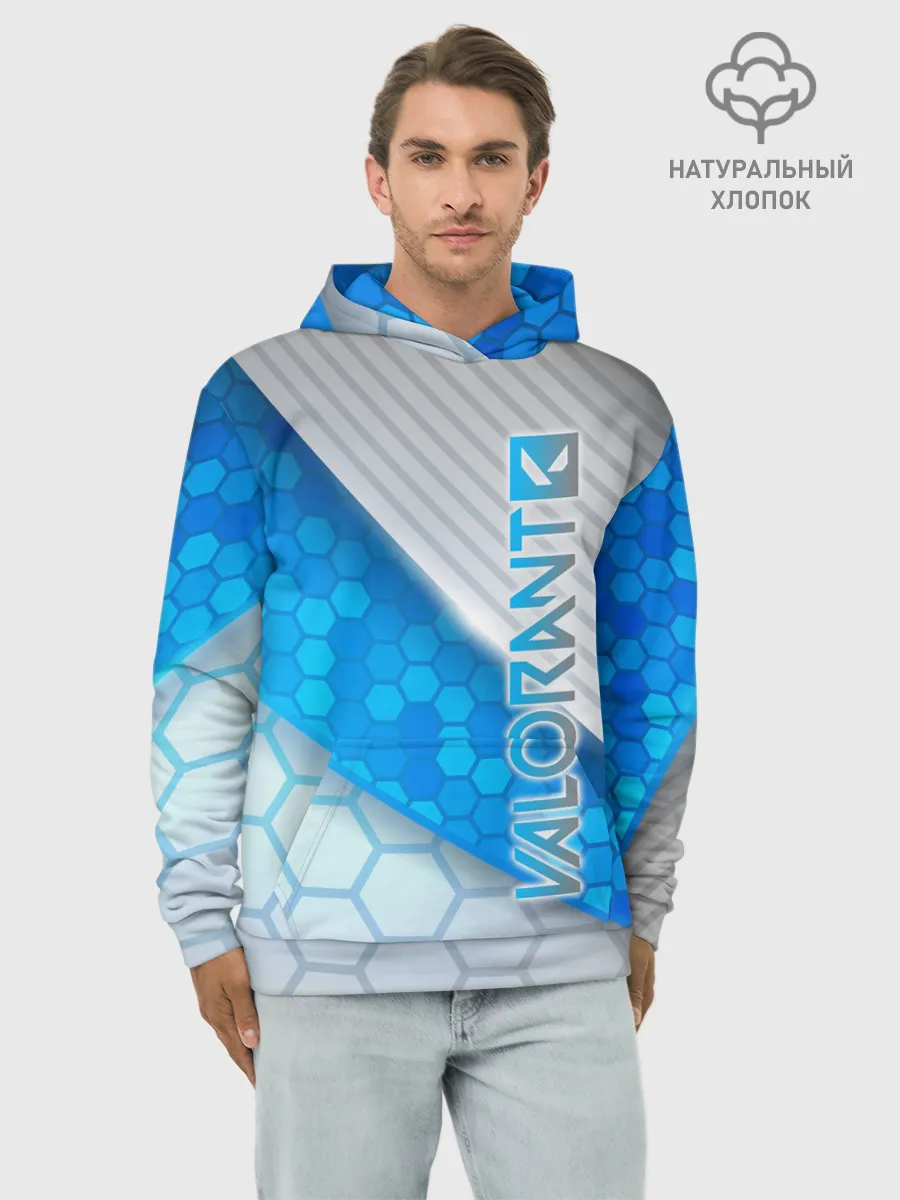 Худи мужской база хлопок / Valorant