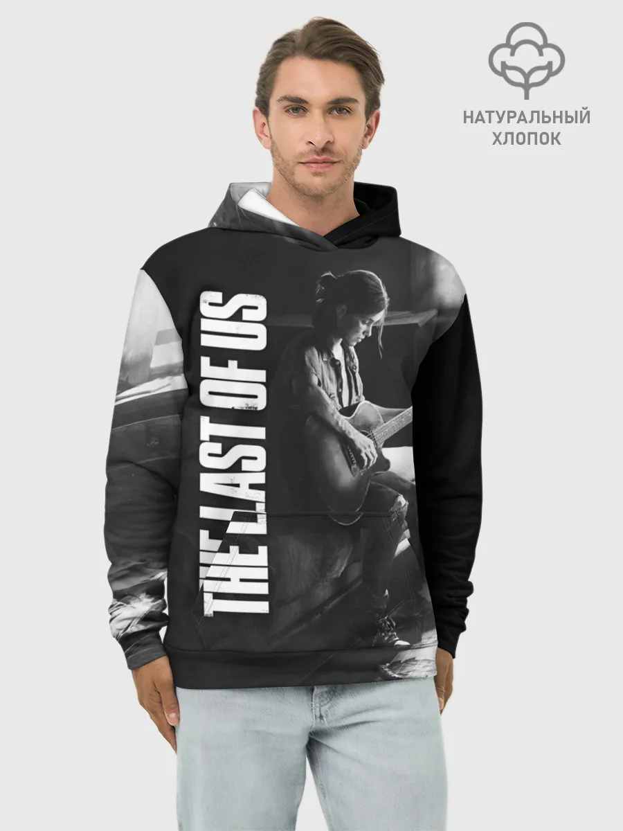Худи мужской база хлопок / THE LAST OF US 2 | ОДНИ ИЗ НАС 2 ЭЛЛИ