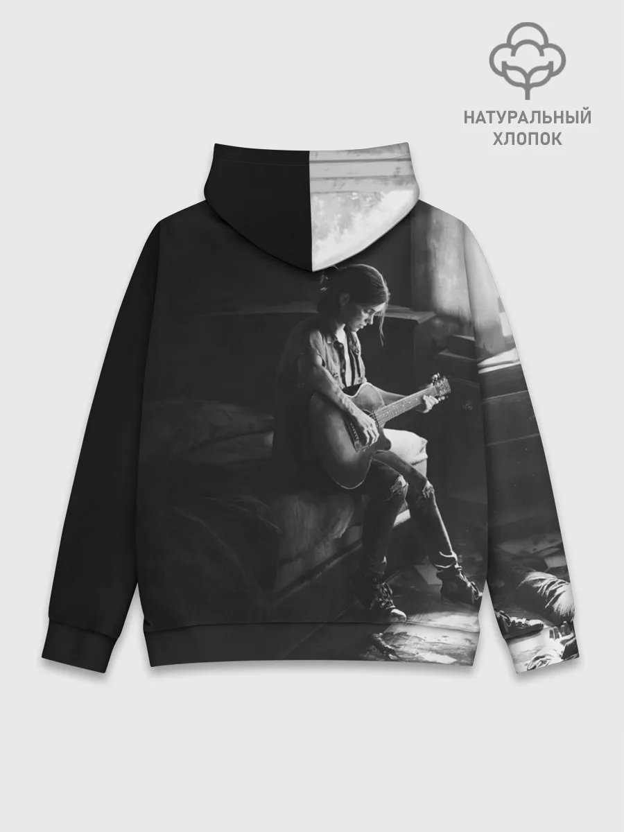 Худи мужской база хлопок / THE LAST OF US 2 | ОДНИ ИЗ НАС 2 ЭЛЛИ