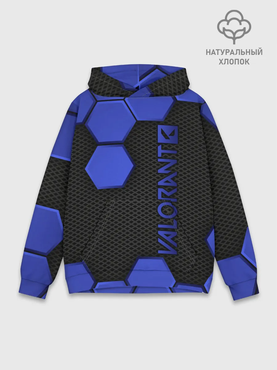 Худи мужской база хлопок / Valorant
